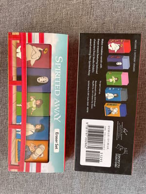 Spirited Away - Studio Ghibli - Eraser Set - Abrams & Chronicle - 5