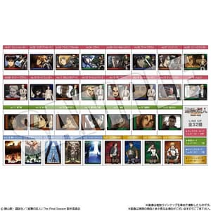 Schokoladen Waffel mit Sammelkarte - Attack on Titan The Final Season #2 - Bandai - 10 g (2)