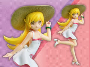 Shinobu Oshino - summer hat - Sega PM Figure - 1