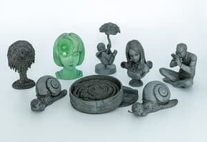 Set - Junji Ito Uzumaki Pocket Curse Mini Figures- Good Smile Company (8 Figures) - 15