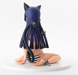 Kuroneko - 1/4 - Striped Swimsuit Nekomimi - 1