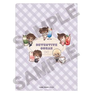 Detektiv Conan  (Purple Chara Peko Drink Version) - Clear File / Aktenhülle A4 - CRUX (1)