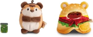 Tiger Tiggy - mymochi - Plüsch (mit Gurkenglas u. Hamburgerkostüm in Geschenkbox) (8cm)  (1)