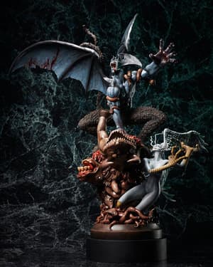 Devilman Crybaby Statue - Devilman  / Amon / Akira mit Sirene - Real Color Ver. - 1