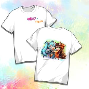 Hatsune Miku - Miku Expo 2024 - T-Shirt - Größe M (Hatsune Miku x Figu-Chan Chibis) - Nashi (1)