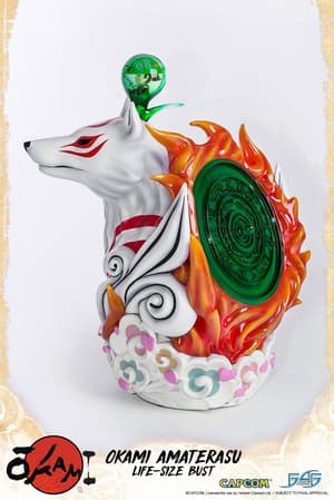 Amaterasu 1/1 Life-Size Bust – Okami – First 4 Figures - 4