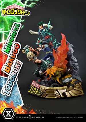 Midoriya, Bakugo & Todoroki - Ultra Premium Masterline Statue (Prime 1 Studio) - 9