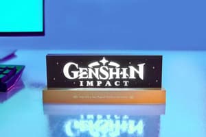 Genshin Impact Logo - LED Lampe - Neamedia Icons - 8