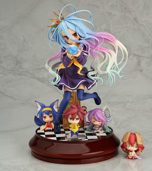 Shiro with Chibi Sora, Izuna, Jibril & Steph – Phat! (Re-Release) – No Game No Life Figure - 1