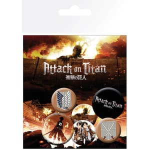 Attack on Titan - Button-Set - "Characters" - GB Eye (1)