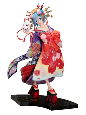 Rem - Oiran Douchuu - F:Nex 1/7 Statue (Re:ZERO, Furyu) - 11