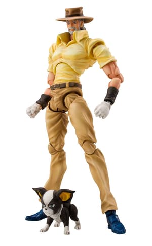 Joseph Joestar and Iggy - Super Action Action Figure - Medicos - Re-Release - 5