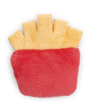 Kuscheltier Bär Nomo13cm liegend mit Magnet moodie Pommes in Geschenkbox - 2