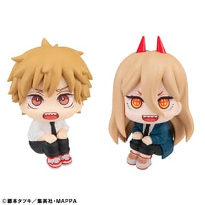 Denji & Power Limited Set - Chainsaw Man Look Up - Megahouse (21)