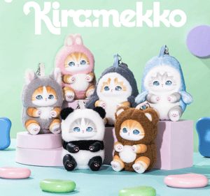 Random selection - Blind Box - Mofusand - Fluffy Kittens - Vinyl Face - Plush Toy - 3