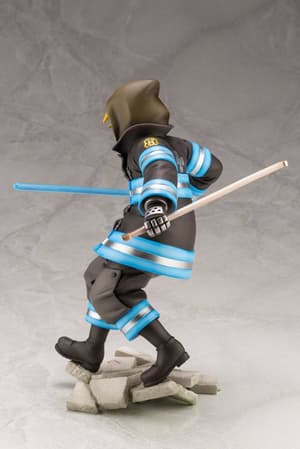 Arthur Boyle - with limited editon head - Fire Force ARTFX J Bonus Edition - Kotobukiya - 2