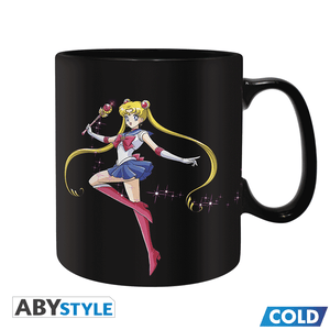 Sailor Moon/ Prinzessin Serenity & Chibiusa - 460 ml Tasse - Thermotasse/ Heat Change - AbyStyle - 1