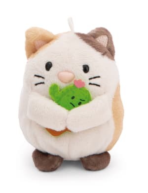 Katze Angy - mymochi - Plüsch (mit Kaktus und Hasenkostüm) (8cm)  (1)