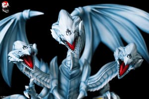 Kaiba & the ultimate blue-eyed white dragon - Yu-Gi-Oh! - Resin Diorama - Kitsune Statue - 8