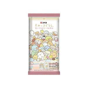 Sumikko Gurashi - Metalic Karte mit Kaugummi und Sticker - Coris - 3,5 g (1)