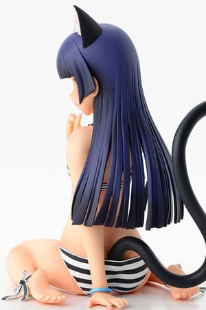 Kuroneko - 1/4 - Striped Swimsuit Nekomimi - 13