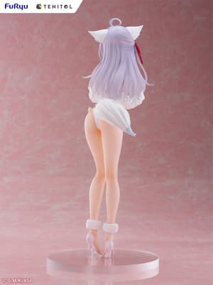 Alya - White Fox - Tenitol Tall PVC Statue by Furyu (31 cm) - 11