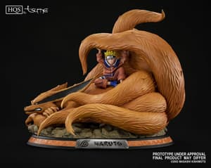 Naruto Uzumaki & Kyubi - Linked by Seal - Tsume HQS Statue - 1