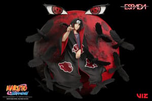 Itachi Uchiha (Tsukuyomi) - Breach Wall Art Line Statue - Espada Art - 3