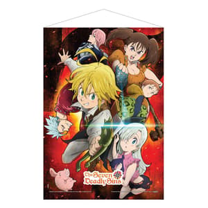 Key Art Visual - The Seven Deadly Sins Wallscroll - Pop Buddies (50 x 70 cm) - 1