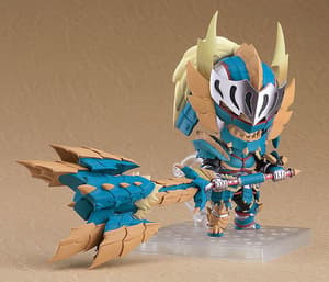 Nendoroid Action 1421 Male Hunter - Zinogre Alpha Armor - Normal Edition - 3