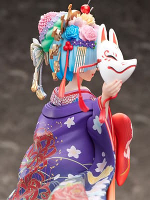 Rem - Oiran Douchuu - F:Nex 1/7 Statue (Re:ZERO, Furyu) - 10