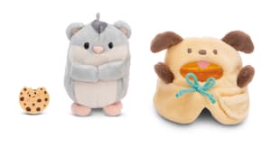 Hamster Shai - mymochi - Plüsch (mit Keks und Hundekostüm) (8cm)  (1)