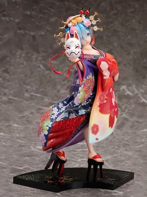Rem - Oiran Douchuu - F:Nex 1/7 Statue (Re:ZERO, Furyu) - 5