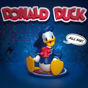 Zufällige Auswahl - Disney Donald Duck - Mini Figuren (90th Anniversary Series) - Pop Mart (1)