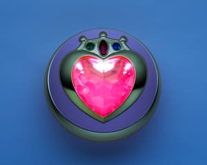 Chibiusas Verwandlungsbrosche - Prism Heart Compact - Proplica - 2