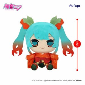 Hatsune Miku - Flower Fairy Winter Cherry - Kyurumaru Big Plush - Furyu (29 cm) - 1