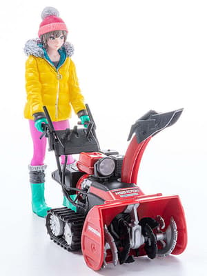 PLAMAX MF-62: minimum factory Minori with Honda Small Snow Plow HSS1170n (JX) - 3