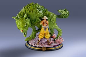 Lysop avec Impact Wolf - HQS Statue Limitée (ouvert) - 3