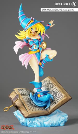 Schwarzes / Dunkles Magiermädchen - Kitsune Statue (1)