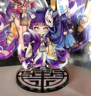 Chibi Kitsune Kyoko - 9 cm Acrylaufsteller - Hideko Merchandise - 2