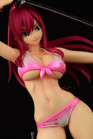 Erza Scarlet - Swimwear Gravure Style Sakura Ver. - Fairy Tail - Orca Toys - 23