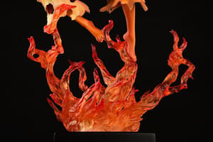 Erza Scarlet - Samurai Light Flame Manjo: Kurenai - Rouge - Orca Toys - 28