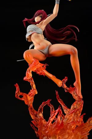 Erza Scarlet - Samurai Light Flame Manjo: Kurenai - Rouge - Orca Toys - 22