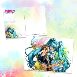 Hatsune Miku - Miku Expo 2024 - Postkarte (Miku Standing) - Nashi (1)