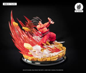 Son Goku - Kaio-Ken - Tsume HQS 1/6 Statue - 8