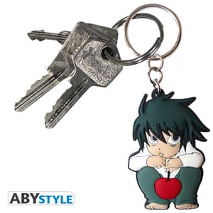 DEATH NOTE - Keychain PVC "L - character" - Abystyle - 3