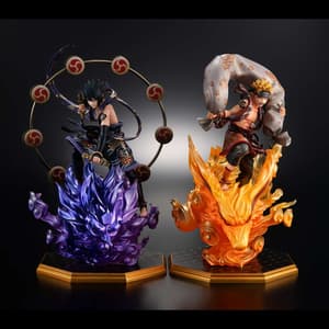 Naruto & Sasuke Set - Fuujin / Raijin- Precious G.E.M. - Megahouse (1)
