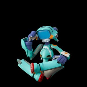 Canti - Blue Version - FLCL Diecast Action Figure - Sentinel - 2