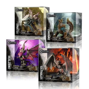 Rathalos, Zinogre, Malzeno, Amatsu Set - Capcom Figure Builder Cube (2)