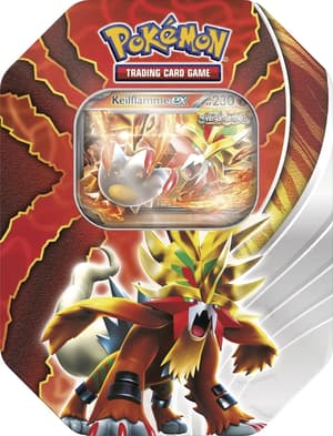 Pokemon TCG - Tin Box: Keilflamme-ex (Sammelkartenspiel, deutsch) (1)